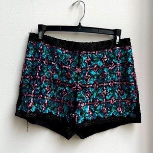 NWOT ENDLESS ROSE Beaded and Sequined shorts